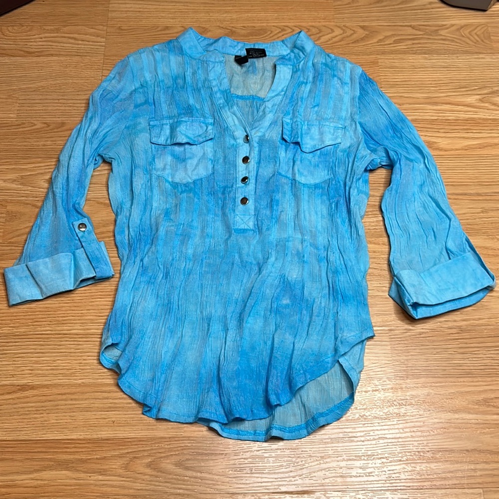 New directions PS blue top